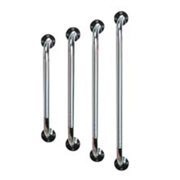 Barre d'appui moletée, chromée