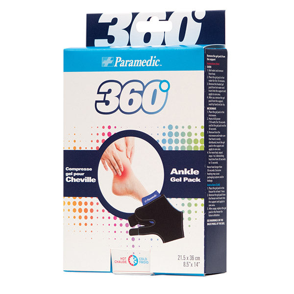 HOT-COLD GEL PACK ANKLE SUPPORT