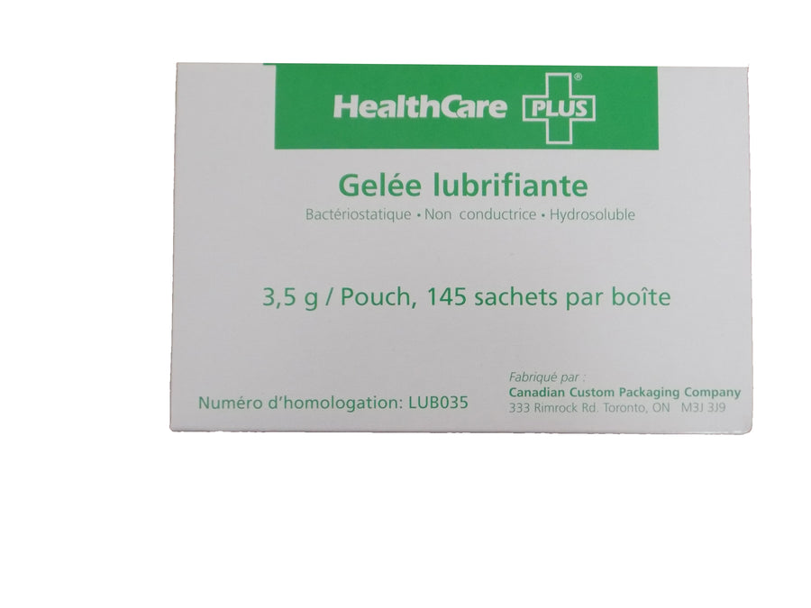 JELLY LUBRICANT SACHET 3.5G (145) Paramedic Canada JELLY LUBRICANT SACHET 3.5G (145) Paramedic Canada