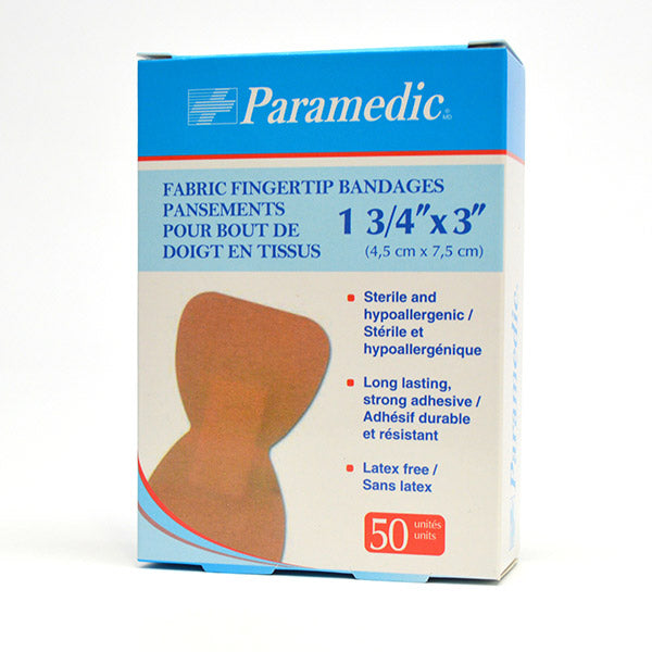 PANSEMENT TISSU BOUT DE DOIGT MOYEN 5cm x 4.5cm (50)
