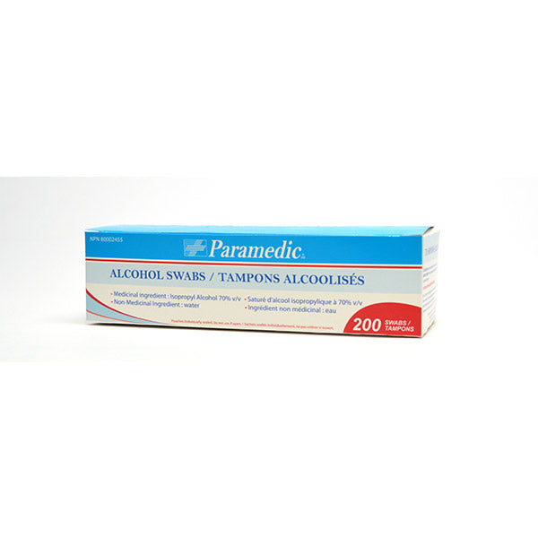 ALCOHOL SWABS (200) – Paramedic Canada