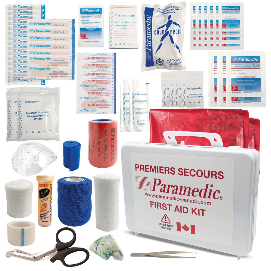 Safety First Kit Safety first kit - High Risk (25 employees and less) – Paramedic Canada