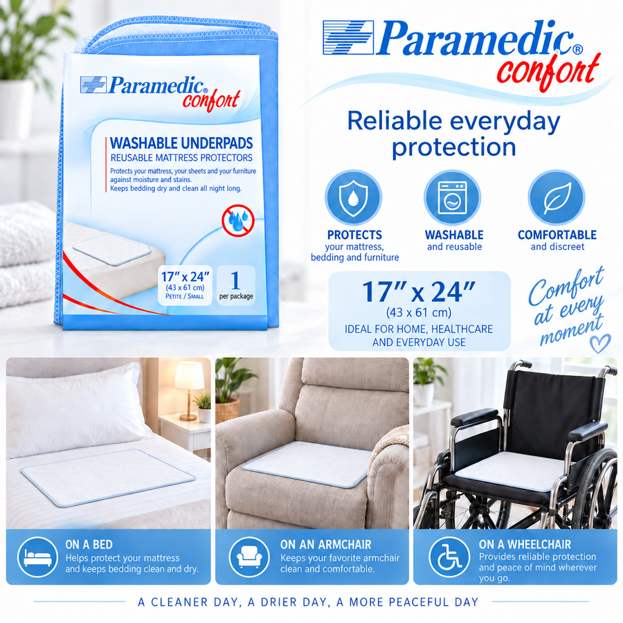 Washable underpads 17" x 24"