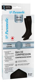 Supima Cotton Compression Socks 20-30 mmHg