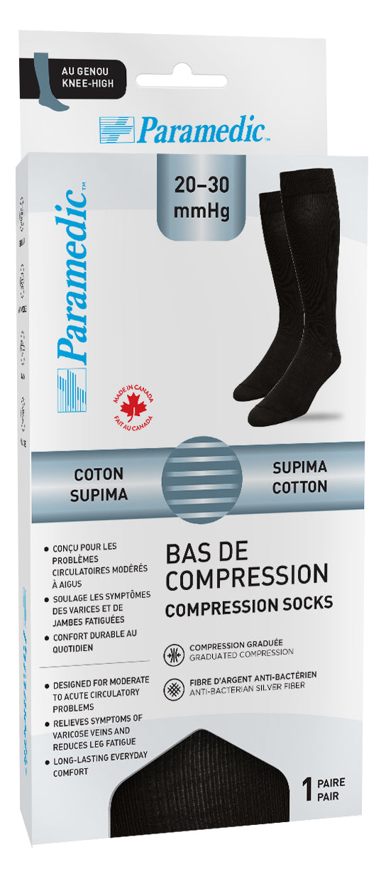 Supima Cotton Compression Socks 20-30 mmHg