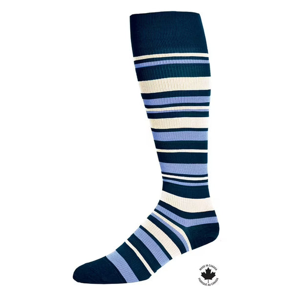 FASHION COMPRESSION SOCKS 15-20mmHg WOMEN STRIPES IRREG (1 pair)