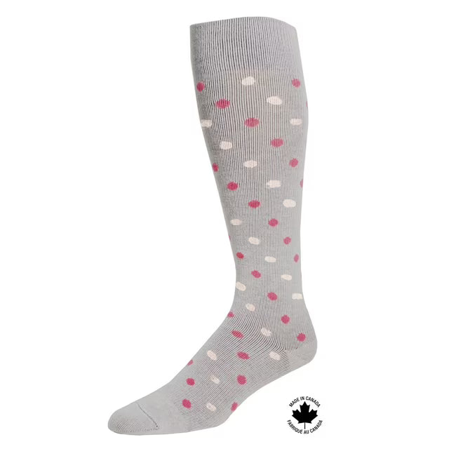 CHAUSSETTES DE COMPRESSION MODE 15-20mmHg FEMMES À POIS (1 paire)