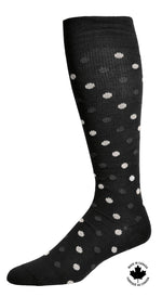 CHAUSSETTES DE COMPRESSION MODE 15-20mmHg HOMMES À POIS (1 PAIRE)