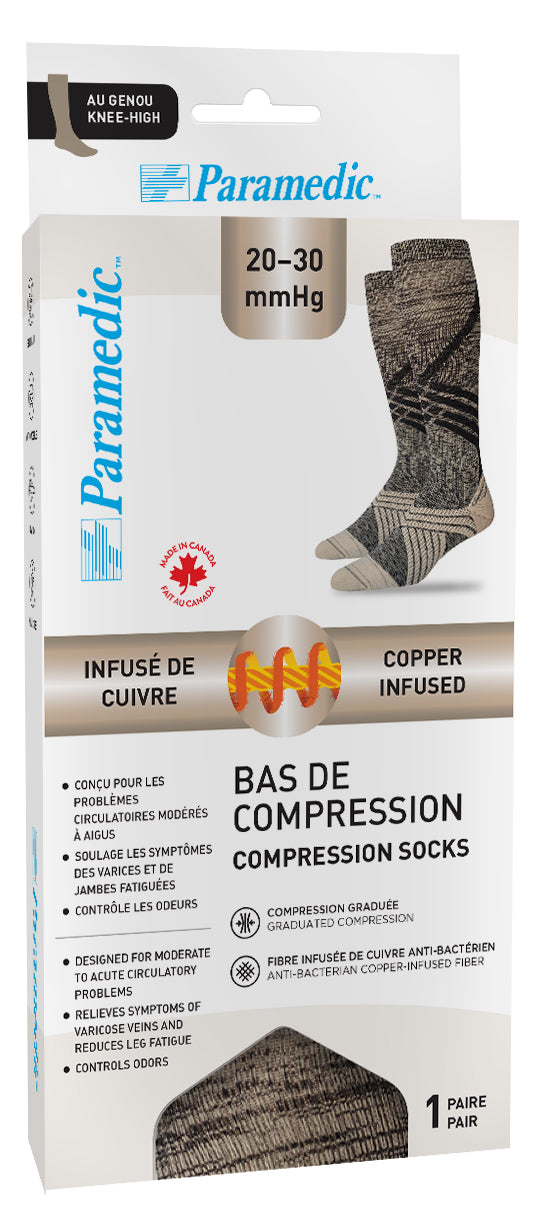 Diamond copper compression socks 20-30mmHg