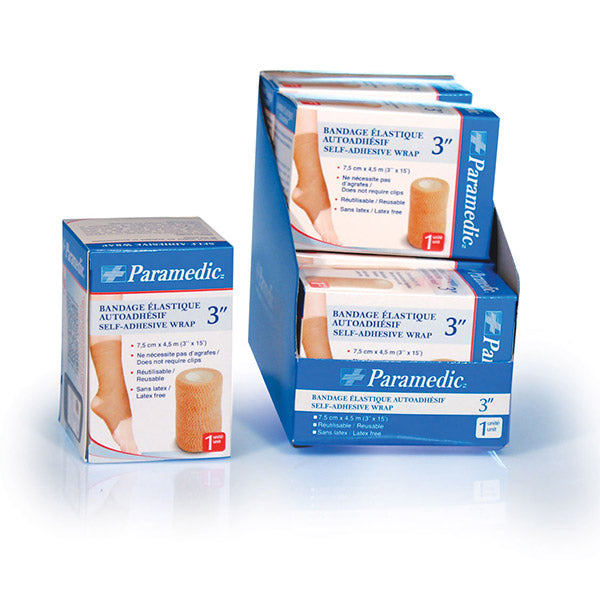 Bandage auto-adhésif élastique 3''
