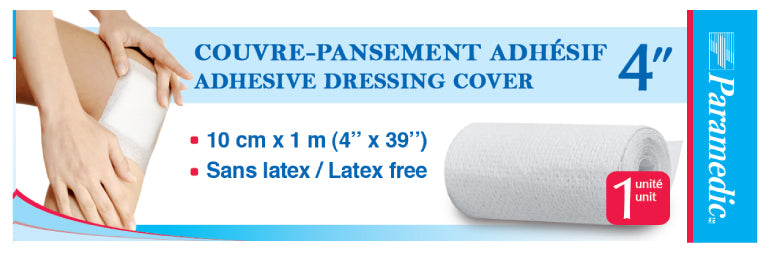 Couverture de pansement adhésif 4'' (1 m)