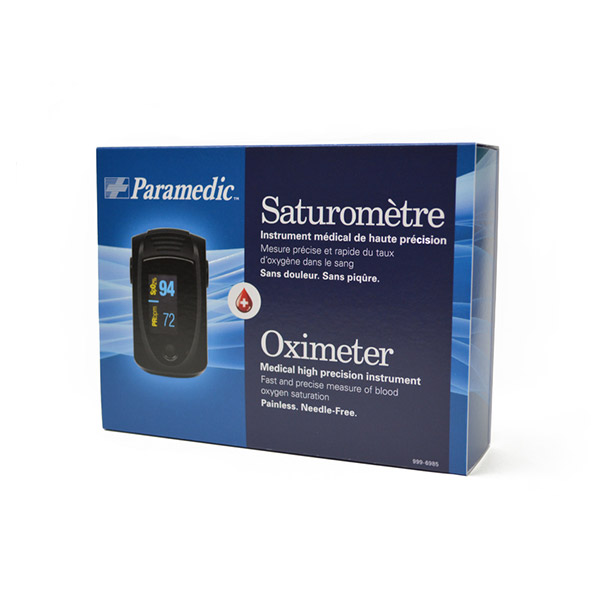 Oxymetre de doigt et Saturometre professionnel et médical FARMAQO  (précision clinique, Saturometre de pouls, Ecran OLED, oxygene, pouls,  SPO2, BPM