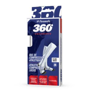 ATHLETIC COMPRESSION SOCKS WHITE
