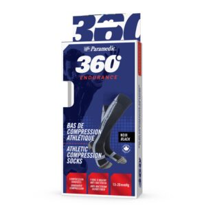 ATHLETIC COMPRESSION SOCKS BLACK