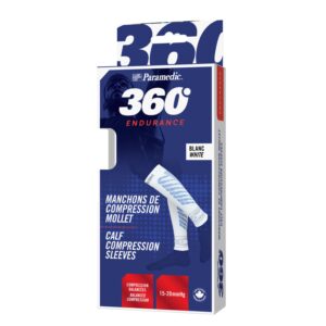 CALF COMPRESSION SLEEVES WHITE