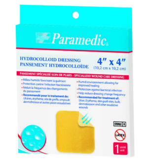 HYDROCOLLOID ALGINATE 4"x4" BANDAGE